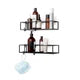 Cubiko Adhesive Shower Bins, Set of 2
